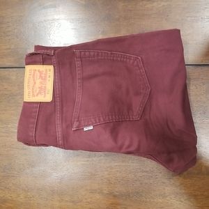 Red Levi's 511 36x32